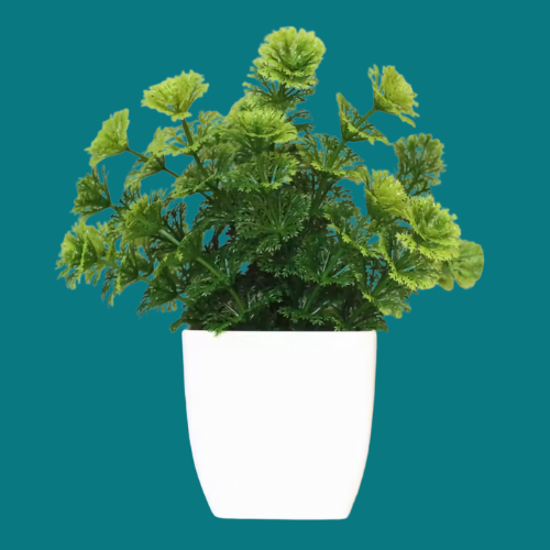 Bonsaï artificiel vert, 11 fausses plantes pour photo