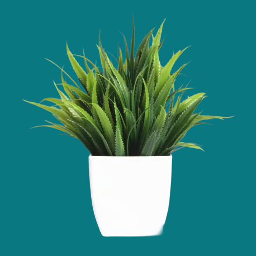 Bonsaï artificiel vert, 11 fausses plantes pour photo