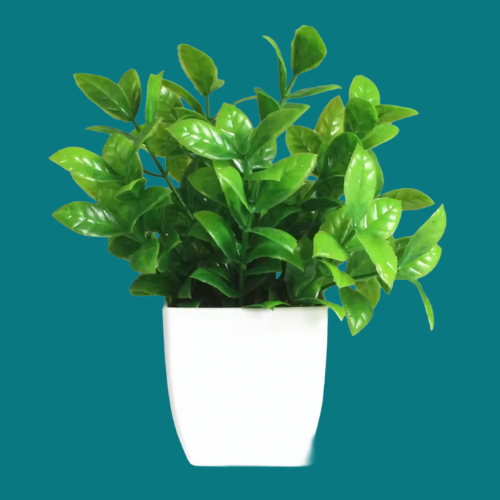 Bonsaï artificiel vert, 11 fausses plantes pour photo