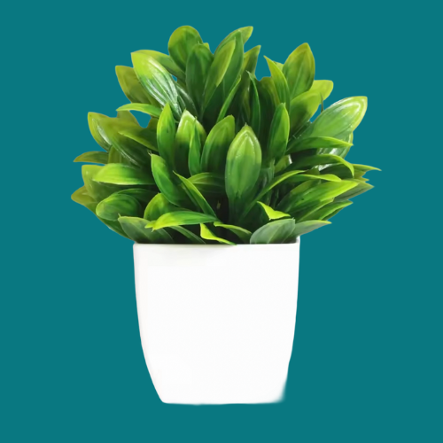 Bonsaï artificiel vert, 11 fausses plantes pour photo