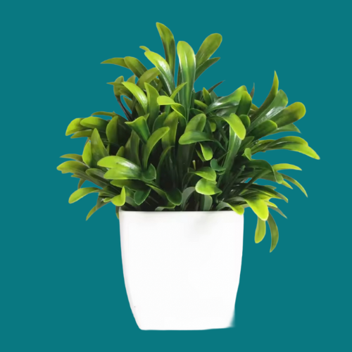 Bonsaï artificiel vert, 11 fausses plantes pour photo