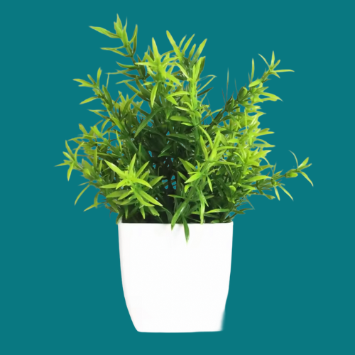 Bonsaï artificiel vert, 11 fausses plantes pour photo