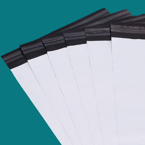Lot de 10 à 100 sacs d'expédition blancs auto-adhésifs pour emballage